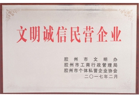 企業(yè)榮譽(yù)